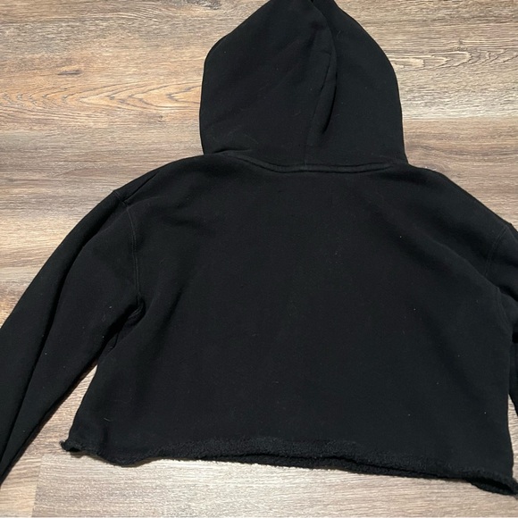 Darc Sport Black Wolves Woman’s Cropped Hoodie wolves club XS 474 of 500 - Picture 4 of 5